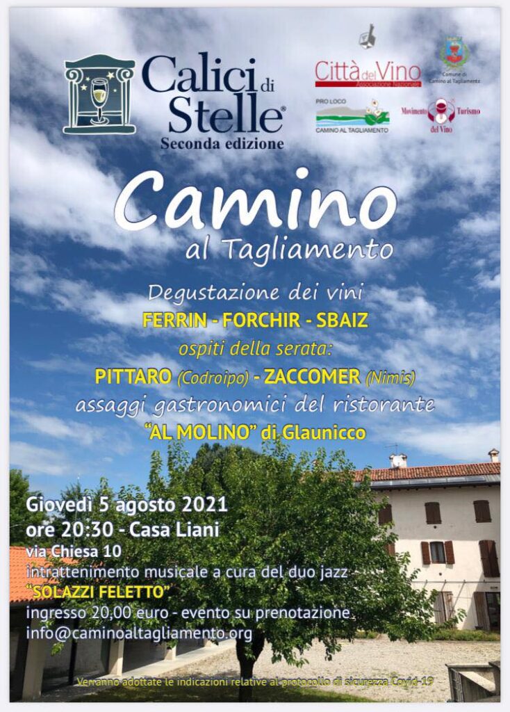 Calici di Stelle 5/8 Camino al Tagliamento Città del Vino FVG